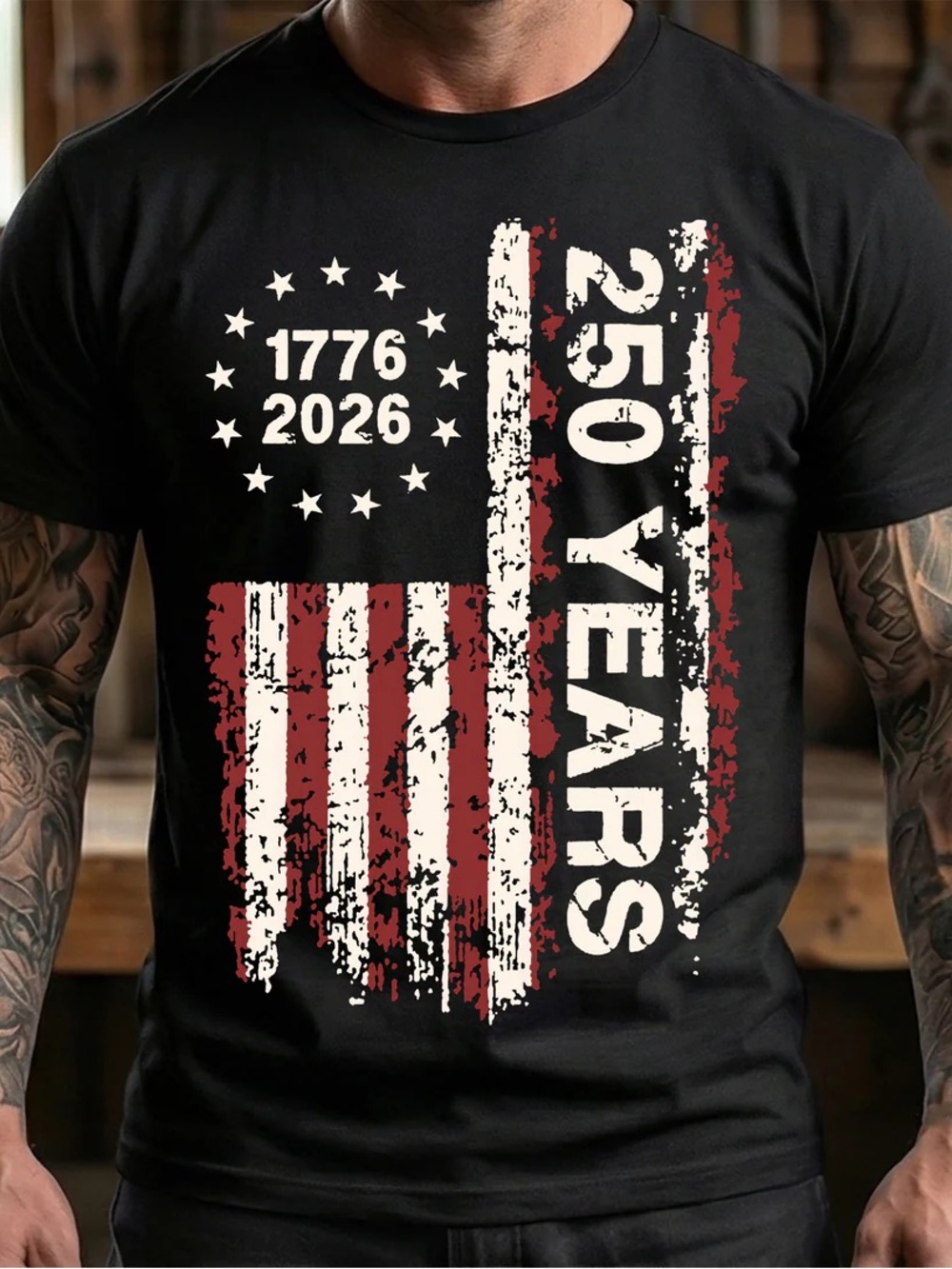 250 USA Aniversary T-shirt patriotic New S M L XL USA unisex